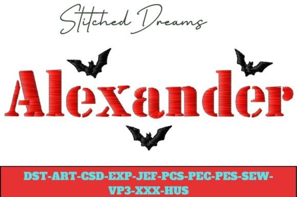 Alexander Embroidery Design: A Halloween Review