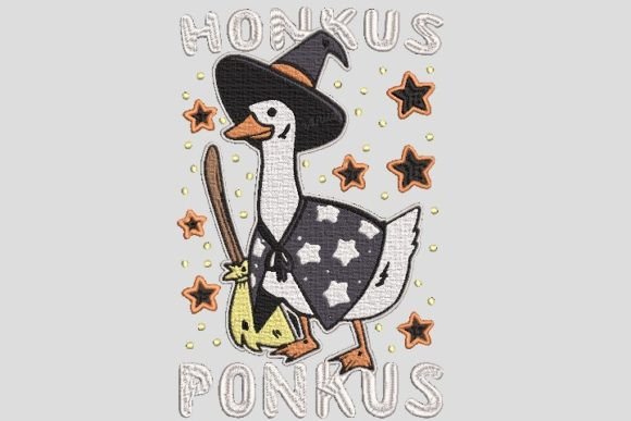 Duck Witch Honkus Ponkus Embroidery Review