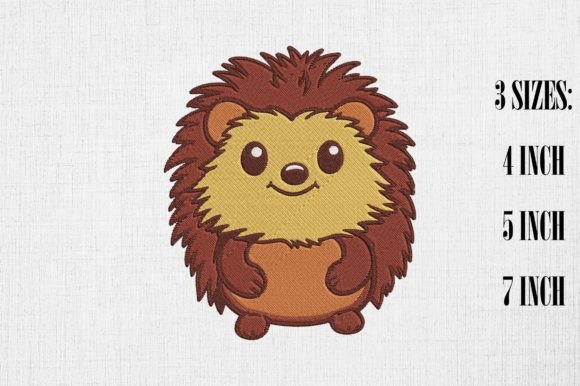 Kawaii Hedgehog Embroidery Design Review