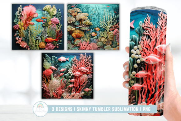Review: 3D Embroidery Underwater Tumbler Wrap