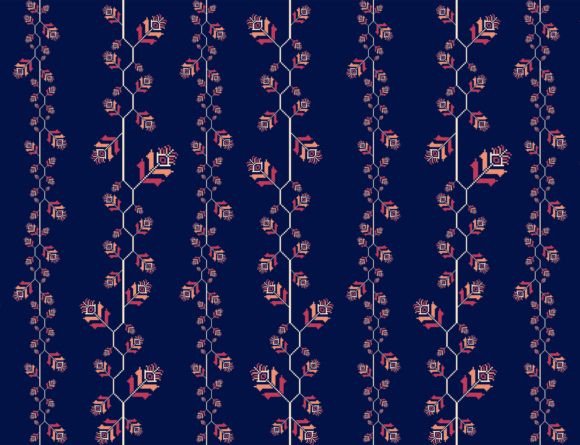 Review: Embroidery Floral Stripes Pattern 2 for Holiday Sales