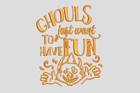 Review: Ghouls Just Want to Have Fun Embroidery
