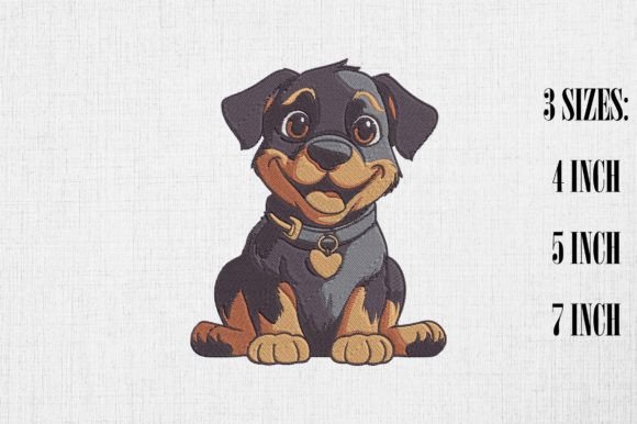 Review: Lovable Rottweiler Embroidery Design