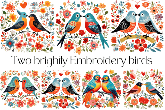 Review: Two Brightly Embroidery Birds for Craft Fairs