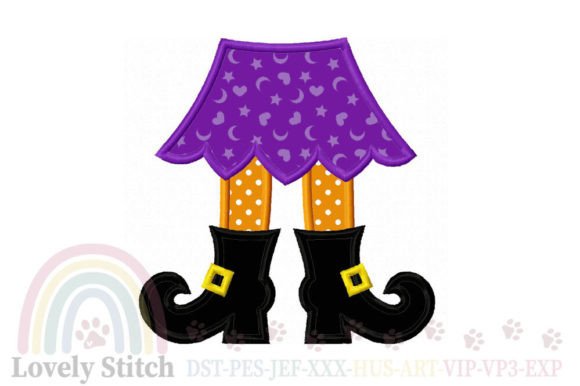 Review: Witch Boots Applique Embroidery Design