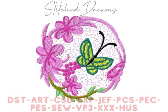 Reviewing Butterfly House Embroidery Design