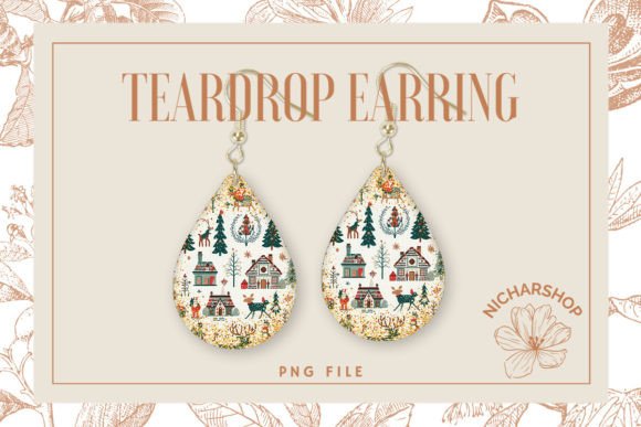 Reviewing Christmas Deer Embroidery Teardrop1