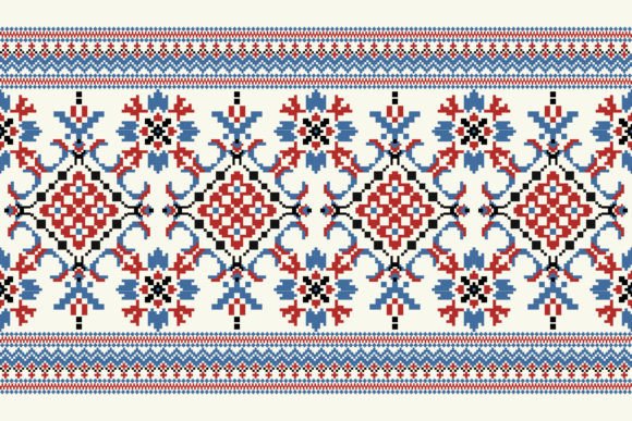 Reviewing Floral Cross Stitch Embroidery Tradition