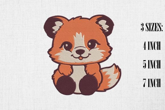 Reviewing the Cute Kawaii Red Panda Embroidery Design