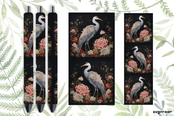 Reviewing the Embroidery Crane Pen Wraps Sublimation Design