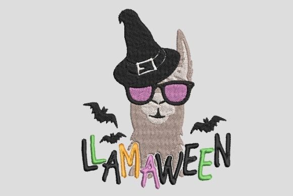 Reviewing the Happy Llamaween Horror Embroidery File