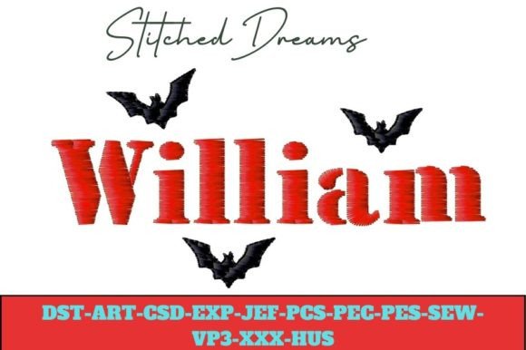 Reviewing the William Embroidery Design