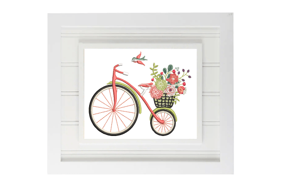 Spring Bike Embroidery: A Seasonal Review